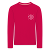 Tach X - Kinder Langarmshirt - dunkles Pink