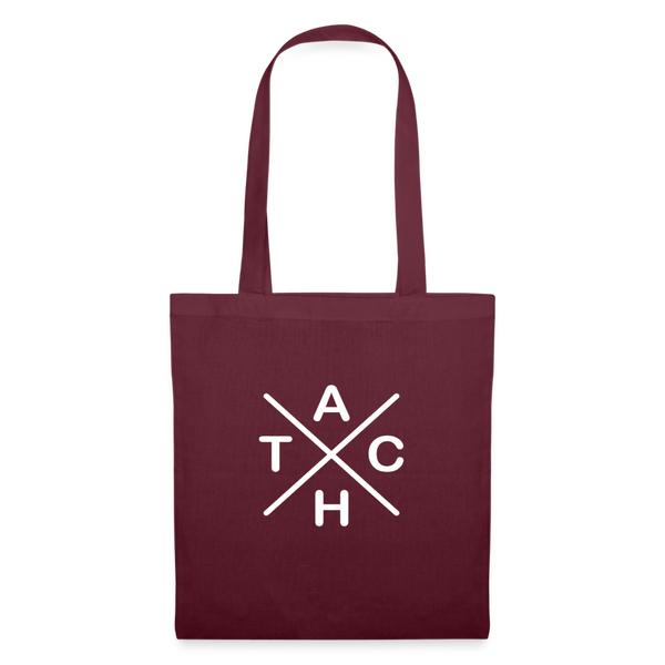 Tach X - Stoffbeutel - Burgunderrot