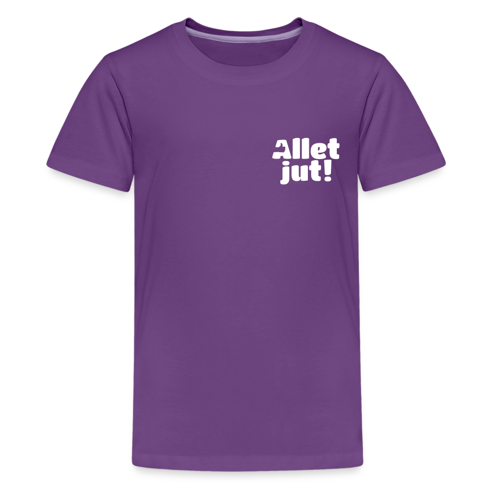 Allet Jut - Teenager Premium T-Shirt - Lila