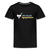 wär ick mal liejenjeblieben - Teenager Premium T-Shirt - Schwarz