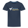 wär ick mal liejenjeblieben - Teenager Premium T-Shirt - Navy