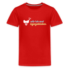 wär ick mal liejenjeblieben - Teenager Premium T-Shirt - Rot