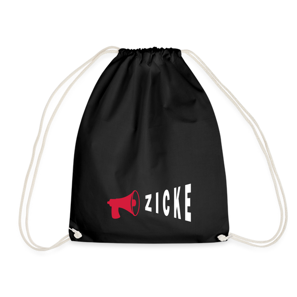 Zicke - Turnbeutel - Schwarz