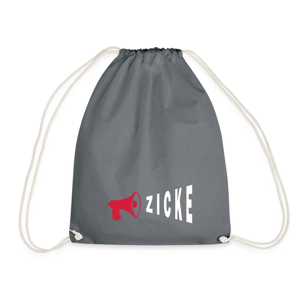 Zicke - Turnbeutel - Grau