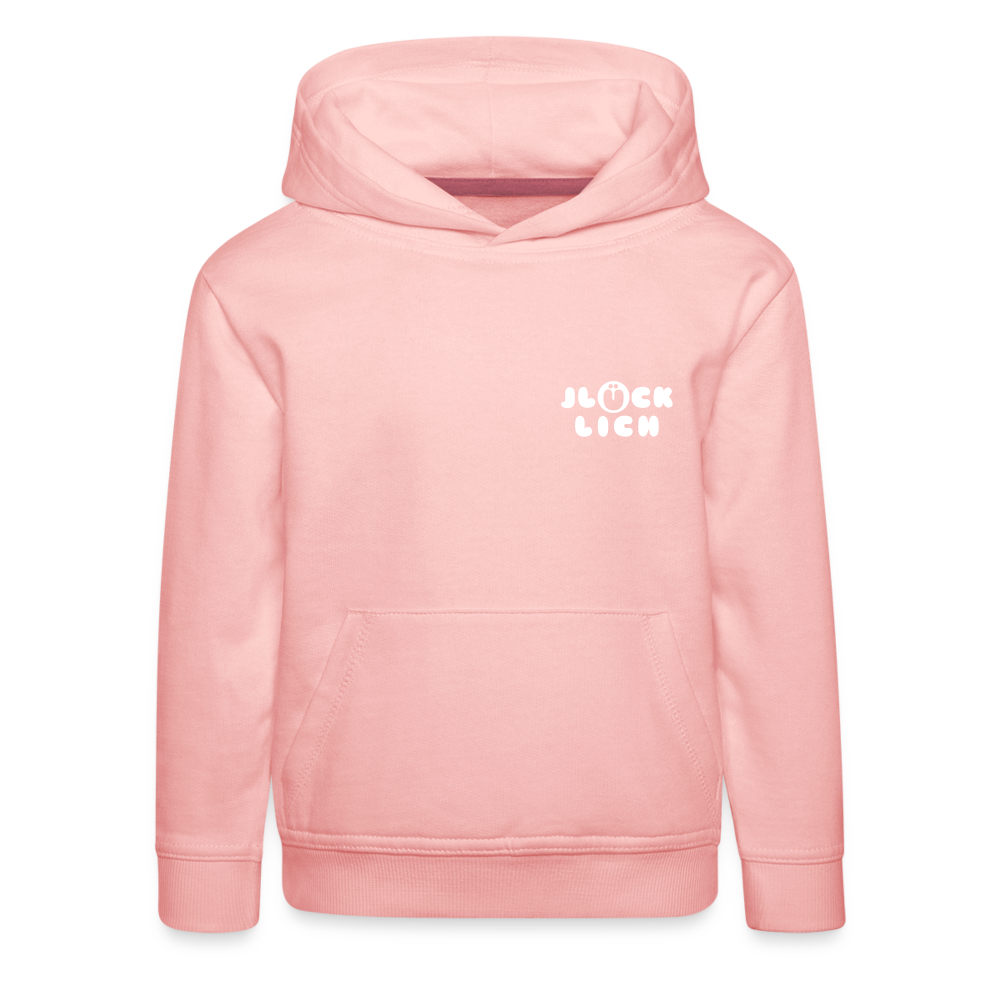 Jlücklich - Kinder Premium Hoodie - Kristallrosa