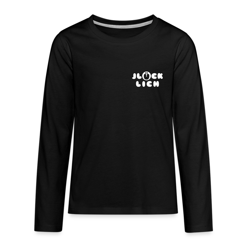 Jlücklich - Teenager Langarmshirt - Schwarz