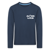 Jlücklich - Kinder Langarmshirt - Navy