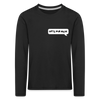 Hetz Mir Nich! - Kinder Langarmshirt - Schwarz