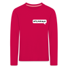 Hetz Mir Nich! - Kinder Langarmshirt - dunkles Pink