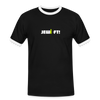 Jewieft! - Männer Ringer T-Shirt - Schwarz/Weiß