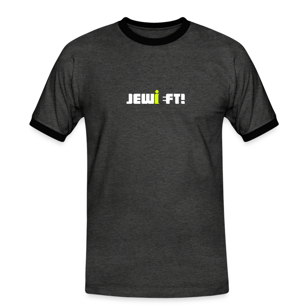 Jewieft! - Männer Ringer T-Shirt - Anthrazit/Schwarz