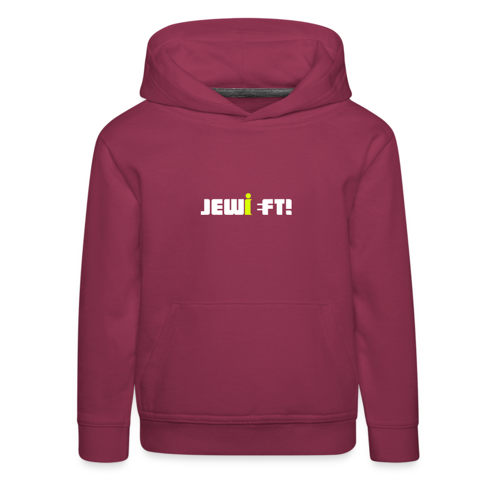 Jewieft! - Kinder Premium Hoodie - Bordeaux