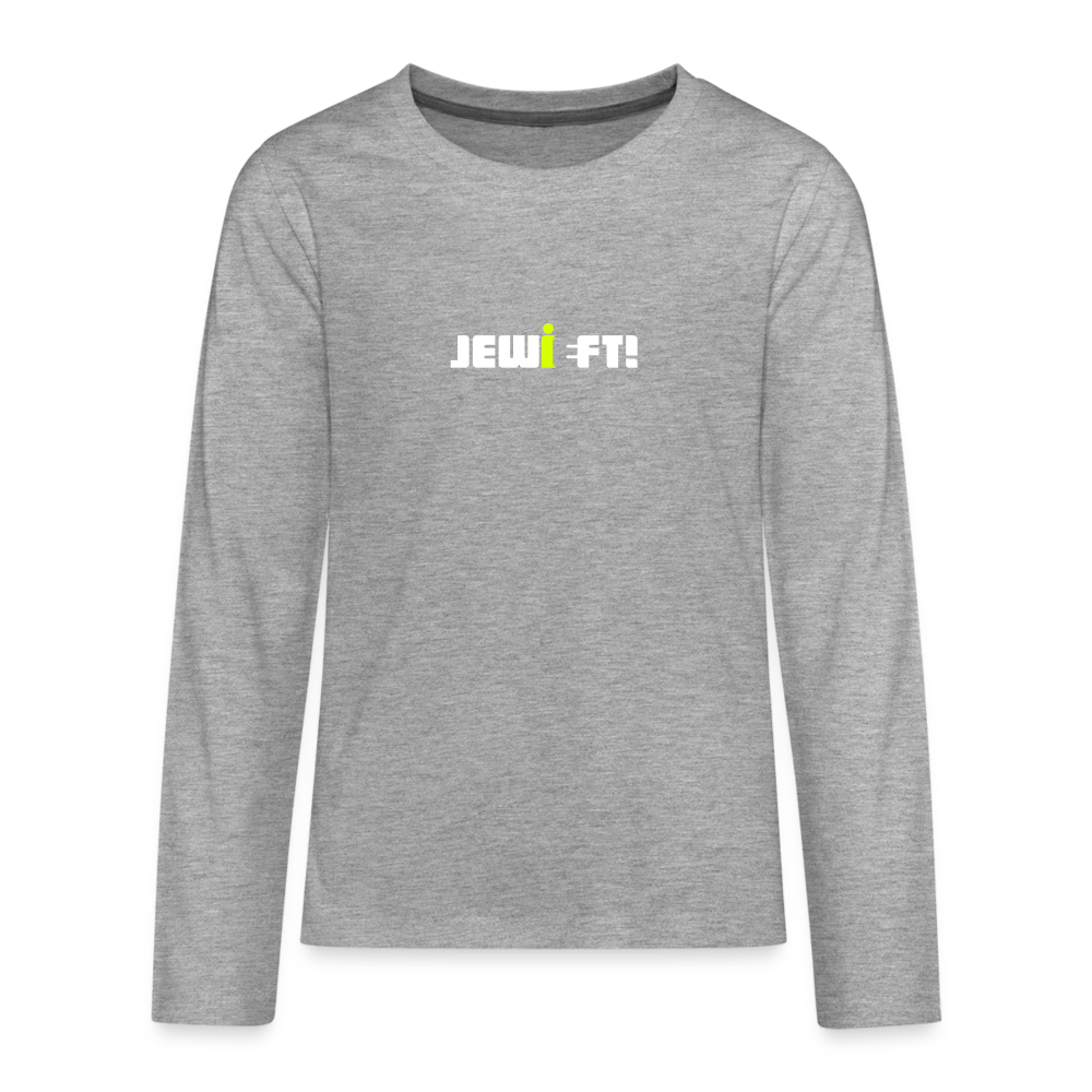 Jewieft! - Teenager Langarmshirt - Grau meliert