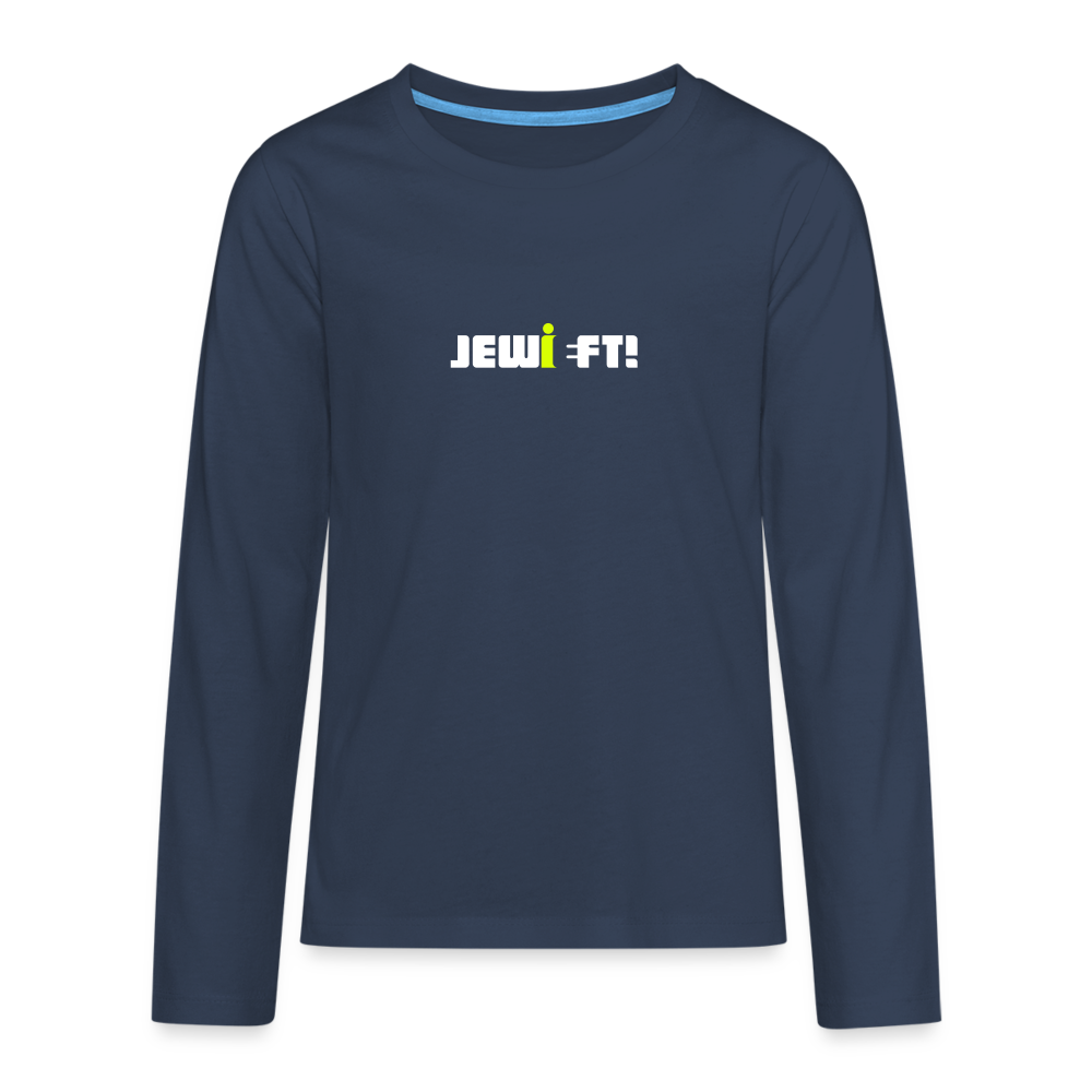 Jewieft! - Teenager Langarmshirt - Navy