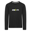 Jewieft! - Kinder Langarmshirt - Schwarz