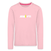Jewieft! - Kinder Langarmshirt - Hellrosa