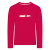 Jewieft! - Kinder Langarmshirt - dunkles Pink