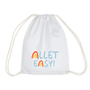 Allet Easy! - Turnbeutel - weiß