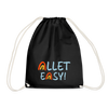 Allet Easy! - Turnbeutel - Schwarz