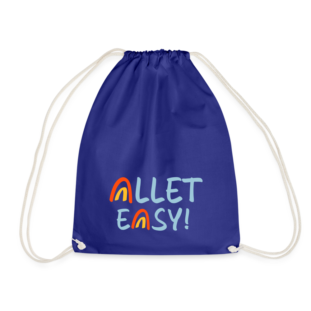 Allet Easy! - Turnbeutel - Königsblau