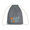 Allet Easy! - Turnbeutel - Grau