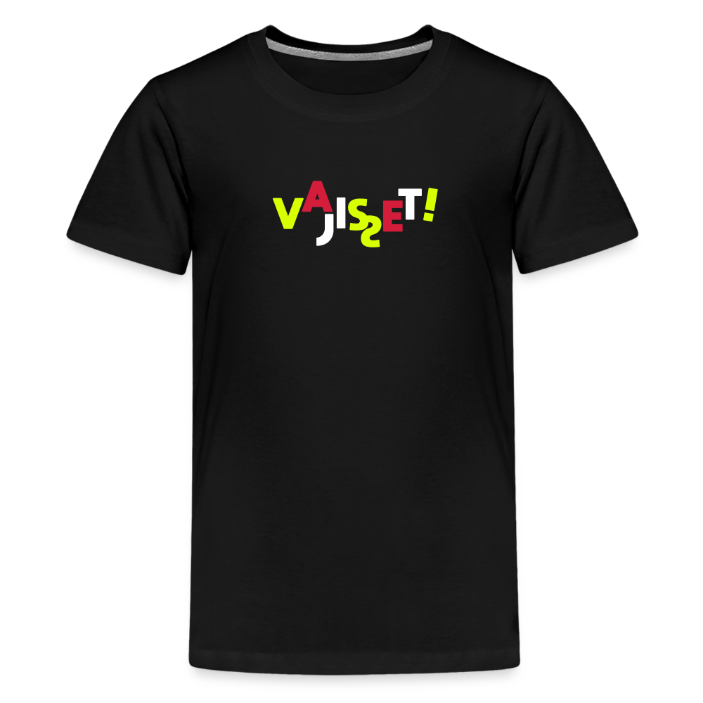 VAJISSET - Teenager Premium T-Shirt - Schwarz
