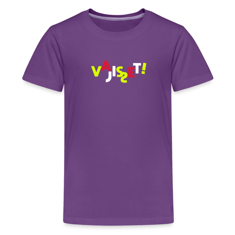 VAJISSET - Teenager Premium T-Shirt - Lila