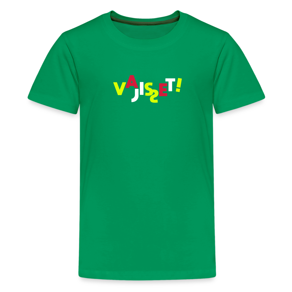 VAJISSET - Teenager Premium T-Shirt - Kelly Green