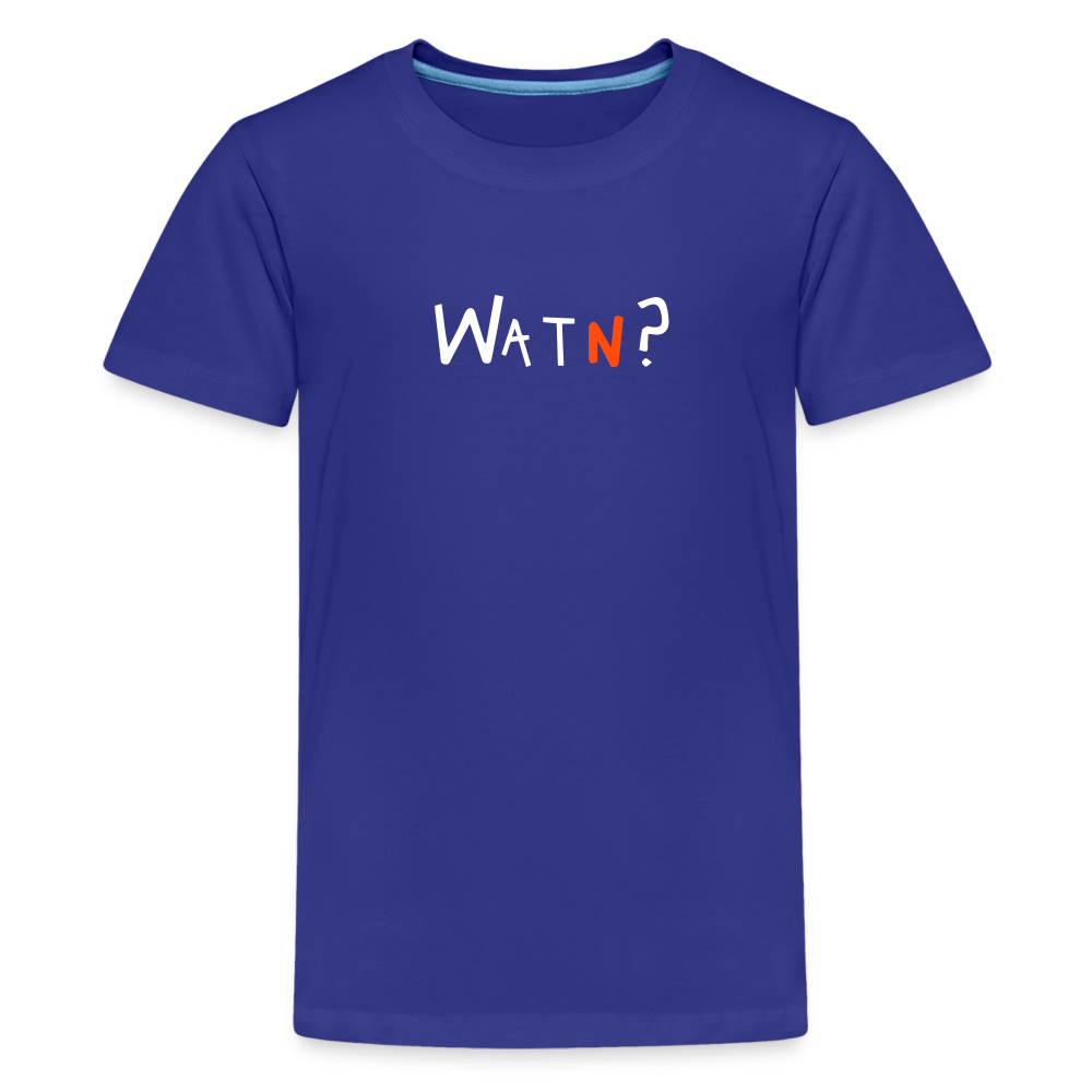 WATN? - Teenager Premium T-Shirt - Königsblau