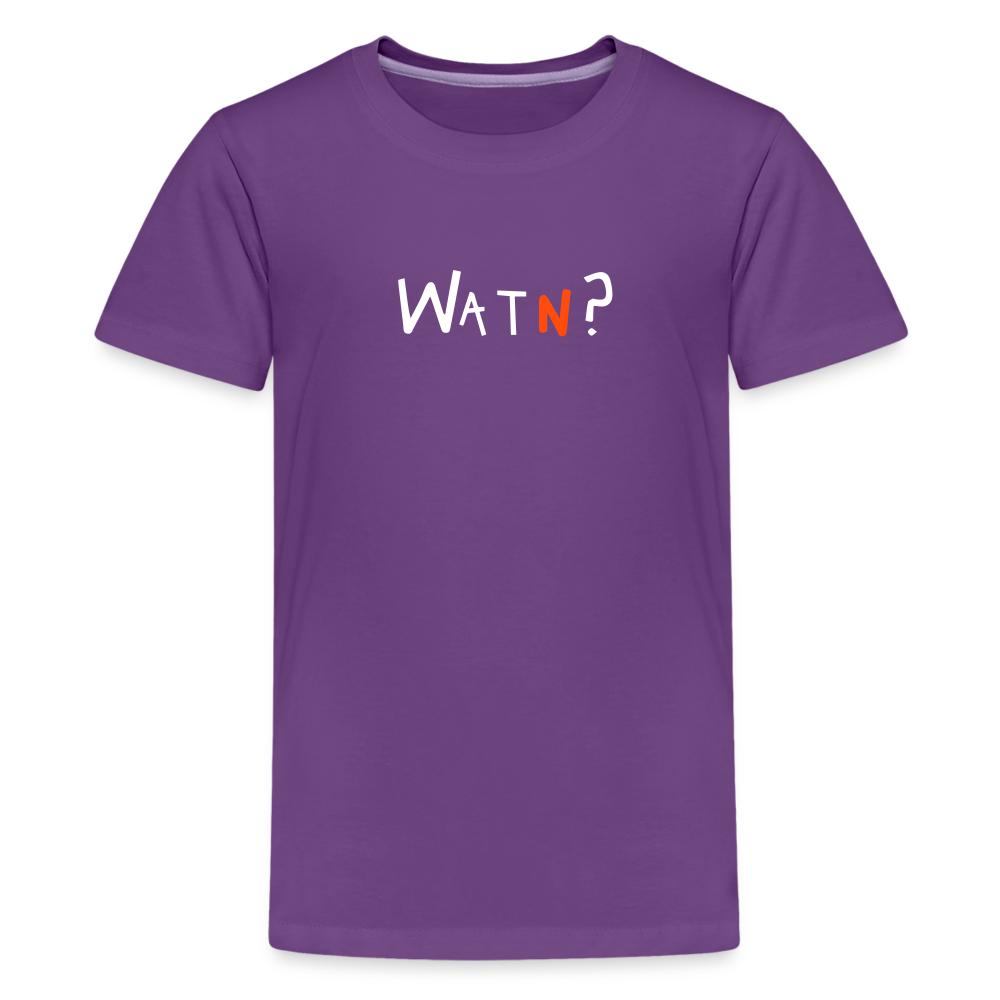 WATN? - Teenager Premium T-Shirt - Lila