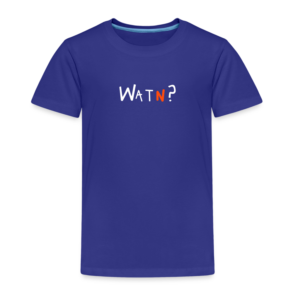 WATN? - Kinder Premium T-Shirt - Königsblau