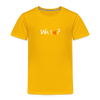 WATN? - Kinder Premium T-Shirt - Sonnengelb
