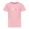 WATN? - Kinder Premium T-Shirt - Hellrosa