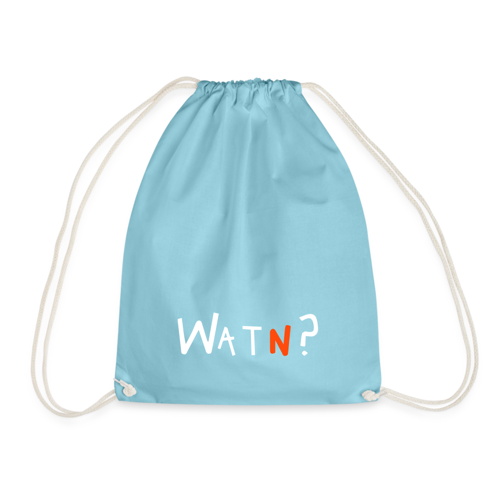 WATN? - Turnbeutel - Aqua
