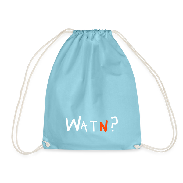 WATN? - Turnbeutel - Aqua