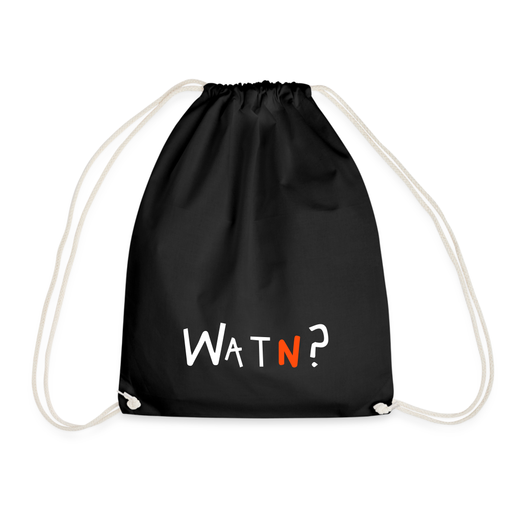 WATN? - Turnbeutel - Schwarz