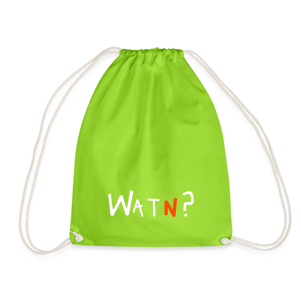 WATN? - Turnbeutel - Neongrün
