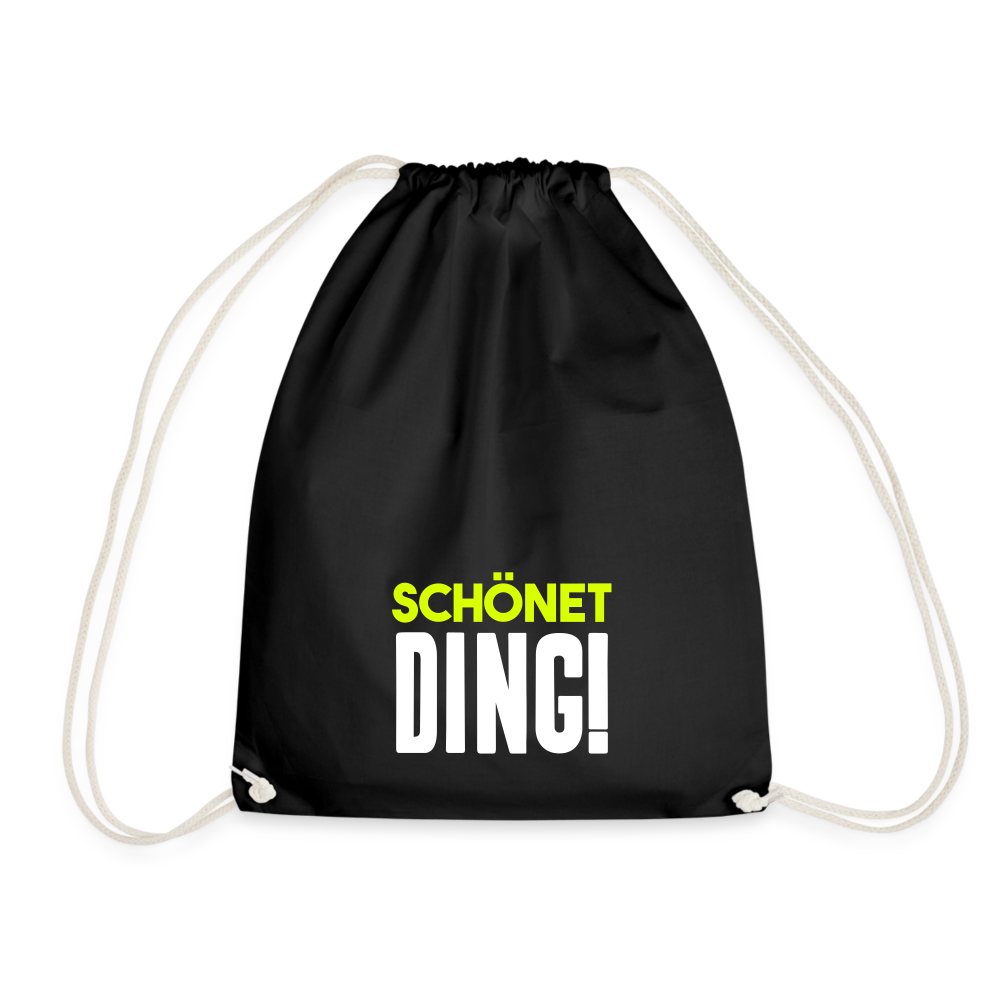 schönet Ding! - Turnbeutel - Schwarz