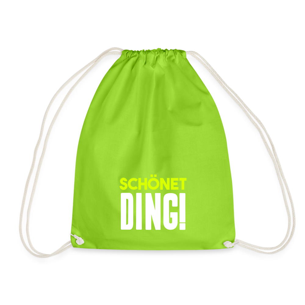 schönet Ding! - Turnbeutel - Neongrün