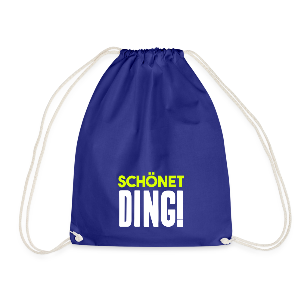 schönet Ding! - Turnbeutel - Königsblau