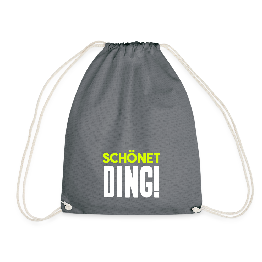 schönet Ding! - Turnbeutel - Grau