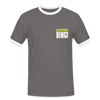 schönet Ding! - Männer Ringer T-Shirt - Dunkelgrau/Weiß