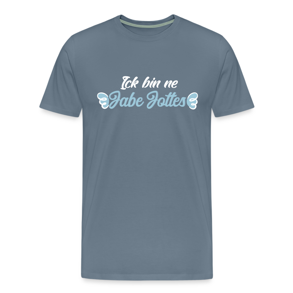 Jabe Jottes - Männer Premium T-Shirt - Blaugrau