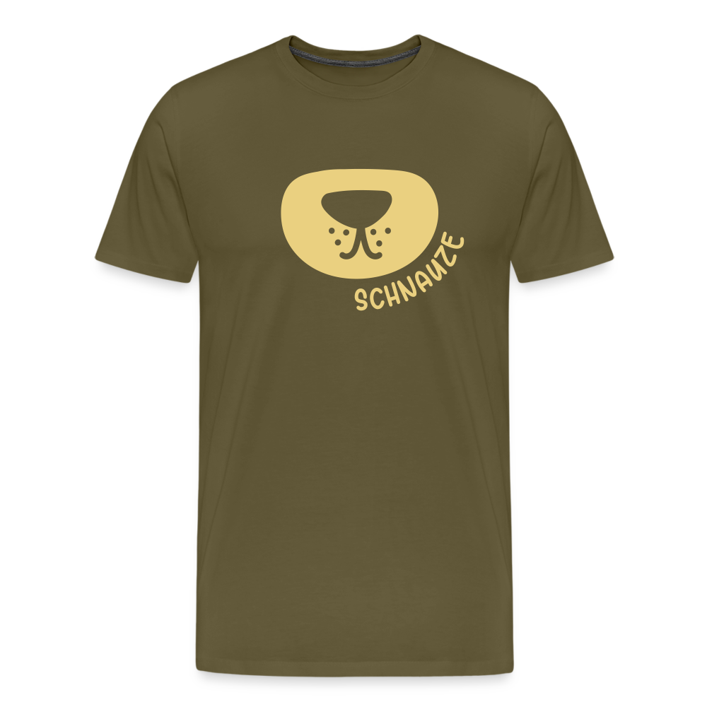 Schnauze - Männer Premium T-Shirt - Khaki