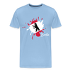 Berlin Klecks Bär - Männer Premium T-Shirt - Sky
