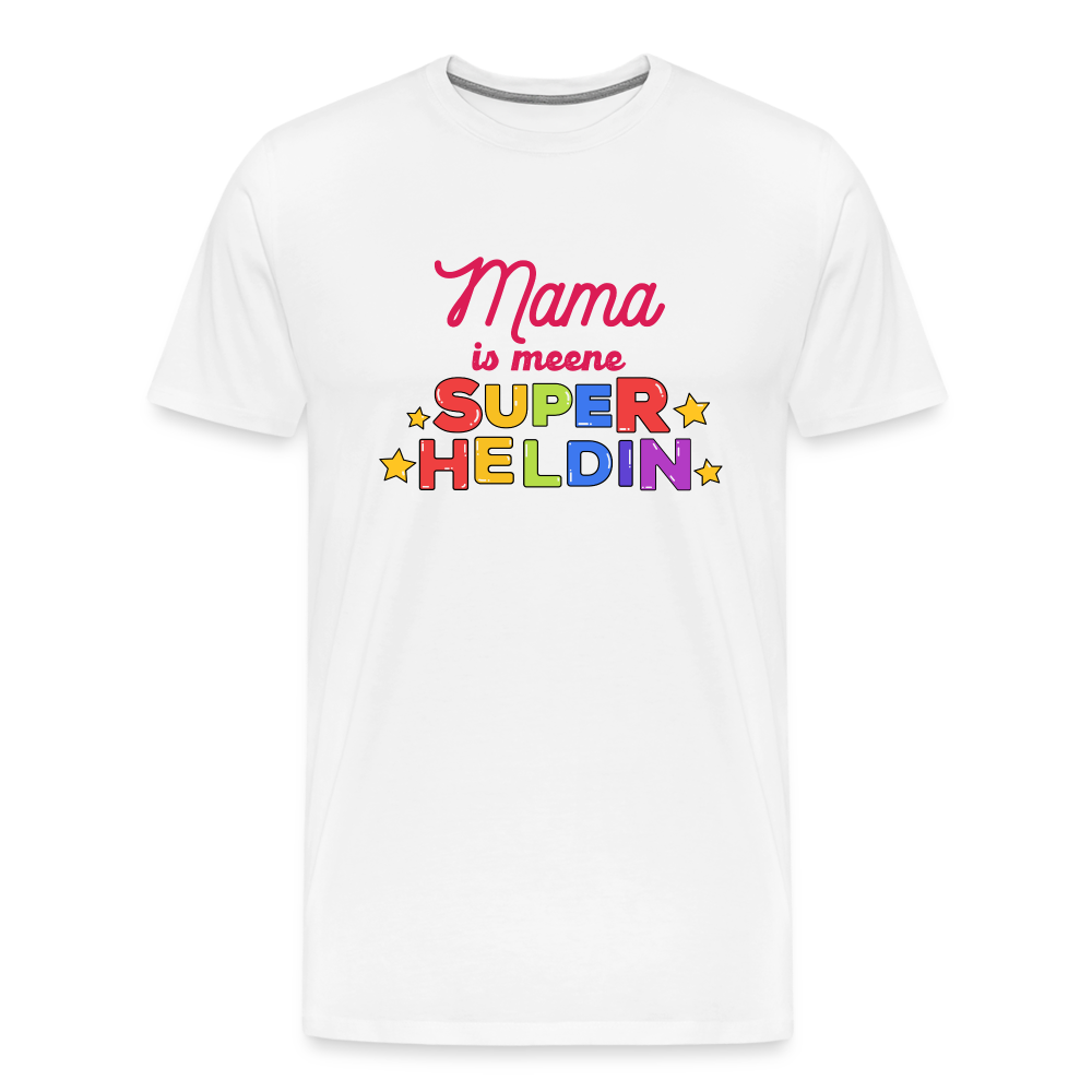 Meene Heldin - Männer Premium T-Shirt - weiß
