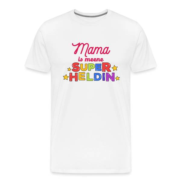 Meene Heldin - Männer Premium T-Shirt - weiß