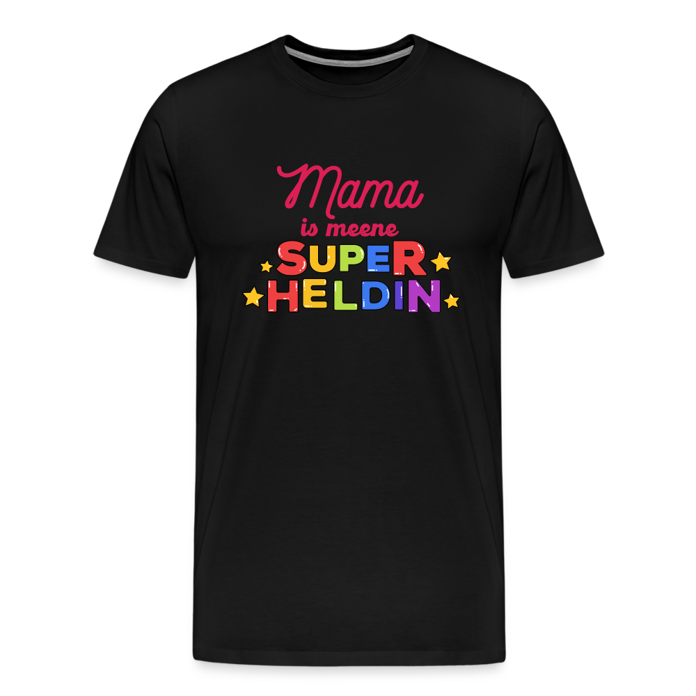 Meene Heldin - Männer Premium T-Shirt - Schwarz