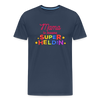 Meene Heldin - Männer Premium T-Shirt - Navy