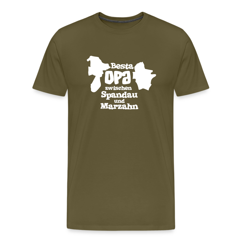 Besta Opa - Männer Premium T-Shirt - Khaki